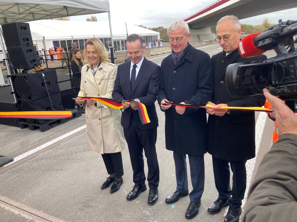 Bundesverkehrsminister Dr. Wissing (FDP) eröffnet Autobahn 