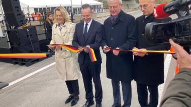Bundesverkehrsminister Dr. Wissing (FDP) eröffnet Autobahn